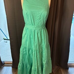 Tahari Sleeveless maxi peasant Dress